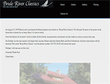 Tablet Screenshot of bruleriverclassics.com